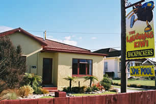 Backpackers hostel in Motueka, New Zealand Backpackers hostel in Motueka, New Zealand