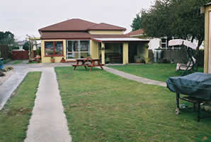 Enjoy the backpackers' garden