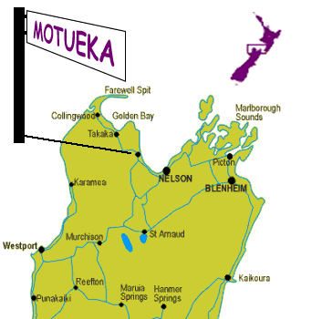 Motueka, top of New Zealand's South Island